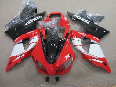 Acquista Carena Moto Yamaha YZF R1 1998-1999 - Rosso Bianco Argento Nero Lucido