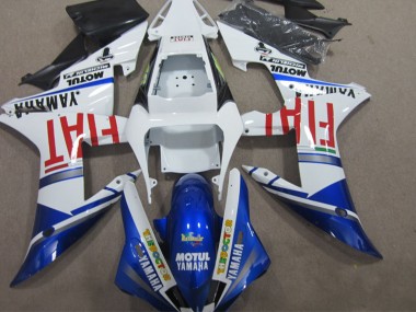 Acquista Carena Moto Yamaha YZF R1 2002-2003 - Bianco Blu Rosso Motul Fiat