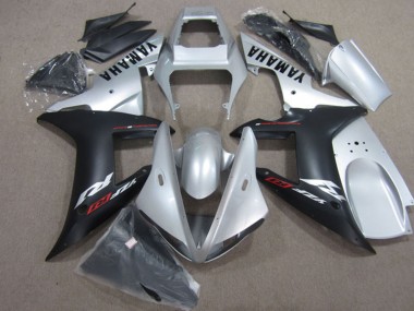 Acquista Carena Moto Yamaha YZF R1 2004-2006 - Argento Nero Opaco