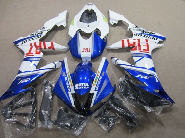Acquista Carena Moto Yamaha YZF R1 2004-2006 - Bianco Blu Motul Fiat