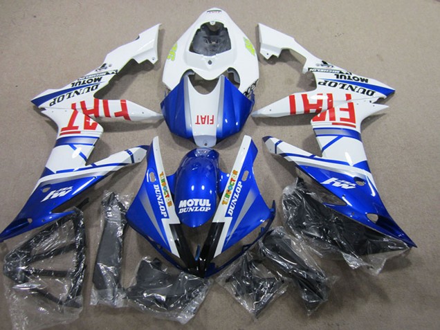 Acquista Carena Moto Yamaha YZF R1 2004-2006 - Bianco Blu Motul Fiat