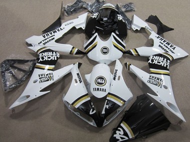 Acquista Carena Moto Yamaha YZF R1 2004-2006 - Bianco Nero Lucky Strike