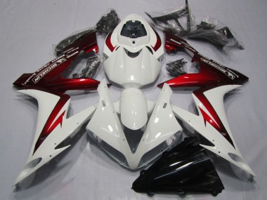 Acquista Carena Moto Yamaha YZF R1 2004-2006 - Bianco Rosso Michelin