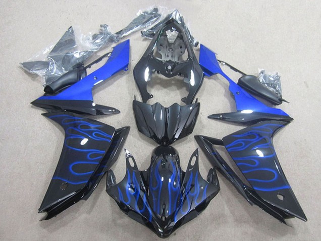 Acquista Carena Moto Yamaha YZF R1 2007-2008 - Nero Lucido Blu Fiamma