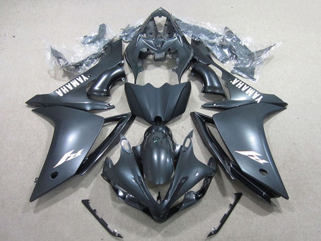 Acquista Carena Moto Yamaha YZF R1 2007-2008 - Nero Opaco Bianco Decal