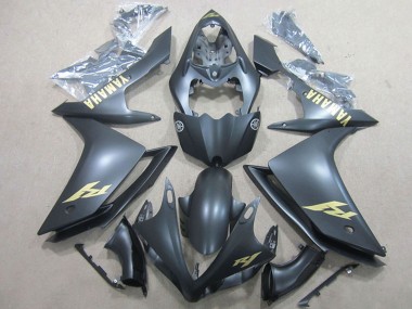 Acquista Carena Moto Yamaha YZF R1 2007-2008 - Nero Opaco Oro Decal