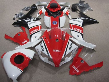 Acquista Carena Moto Yamaha YZF R1 2007-2008 - Bianco Rosso Nero Lucido