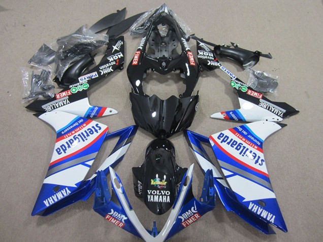 Acquista Carena Moto Yamaha YZF R1 2007-2008 - Bianco Blu Nero Volvo Fimer Sterilgarda