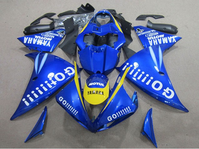 Acquista Carena Moto Yamaha YZF R1 2009-2011 - Blu Giallo Bianco Go