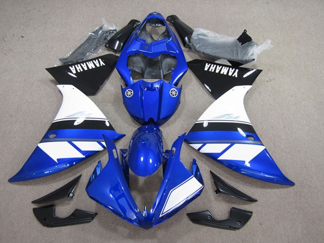 Acquista Carena Moto Yamaha YZF R1 2012-2014 - Blu Bianco Nero Lucido