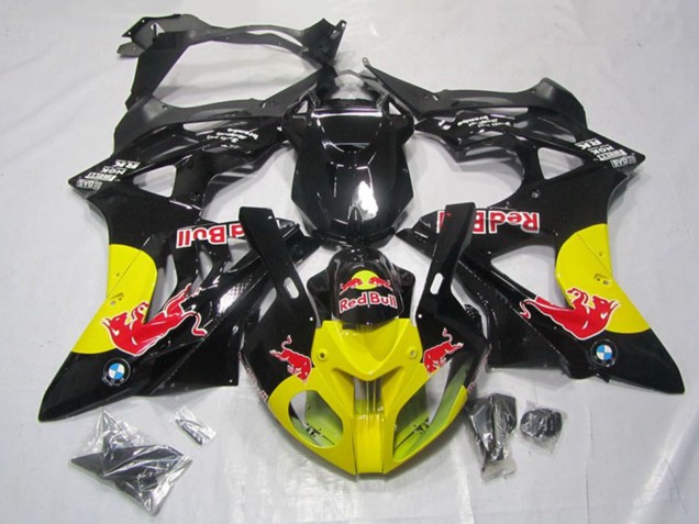 Acquista Carena Moto BMW S1000RR 2009-2014 - Nero Lucido Giallo Red Bull