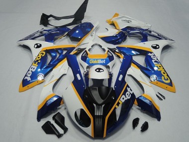 Acquista Carena Moto BMW S1000RR 2009-2014 - Bianco Giallo Blu Nero Opaco OroBet