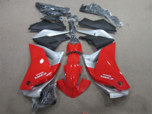 Acquista Carena Moto Honda CBR125R 2011-2016 - Argento Rosso Nero Opaco