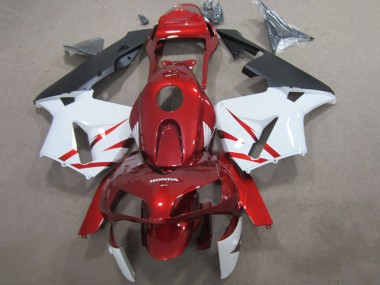 Acquista Carena Moto Honda CBR600RR 2003-2004 - Rosso Bianco Nero Opaco