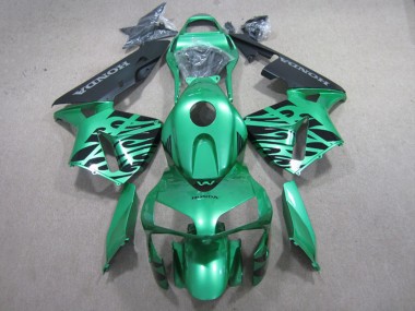 Acquista Carena Moto Honda CBR600RR 2003-2004 - Verde Nero Fiamma