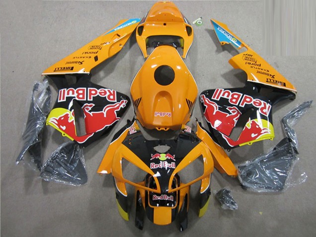 Acquista Carena Moto Honda CBR600RR 2005-2006 - Arancia Nero Red Bull