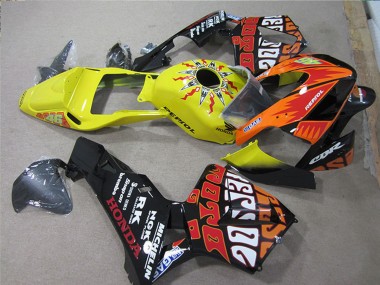 Acquista Carena Moto Honda CBR600RR 2005-2006 - Nero Arancia Giallo Rossi Repsol