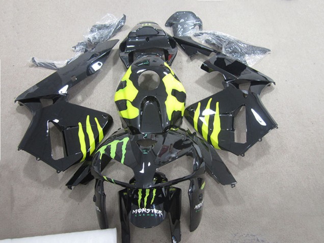 Acquista Carena Moto Honda CBR600RR 2005-2006 - Nero Lucido Verde Mostro