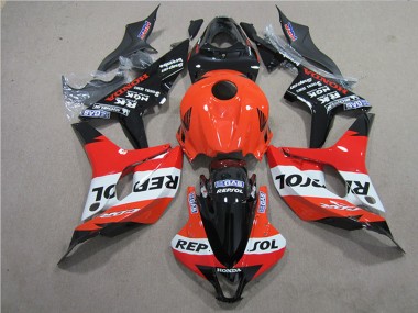 Acquista Kit Carena Moto Completo Honda CBR600RR 2007-2008 - Arancia Bianco Rosso Nero Lucido Repsol