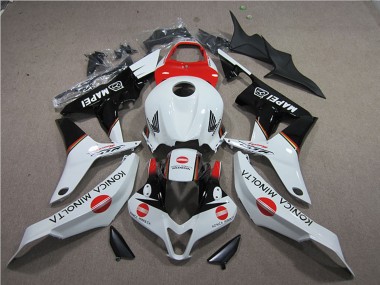 Acquista Carena Moto Honda CBR600RR 2007-2008 - Bianco Rosso Nero Lucido Konica Minolta MAPEI