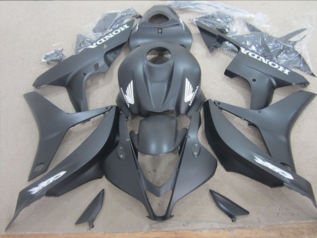 Acquista Carena Moto Honda CBR600RR 2007-2008 - Nero Opaco Bianco Decals