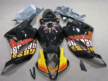 Acquista Carena Moto Honda CBR600RR 2009-2012 - Giallo Nero Lucido Rosso Rossi