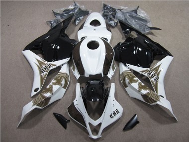 Acquista Kit Carena Moto Completo Honda CBR600RR 2009-2012 - Bianco Nero Lucido