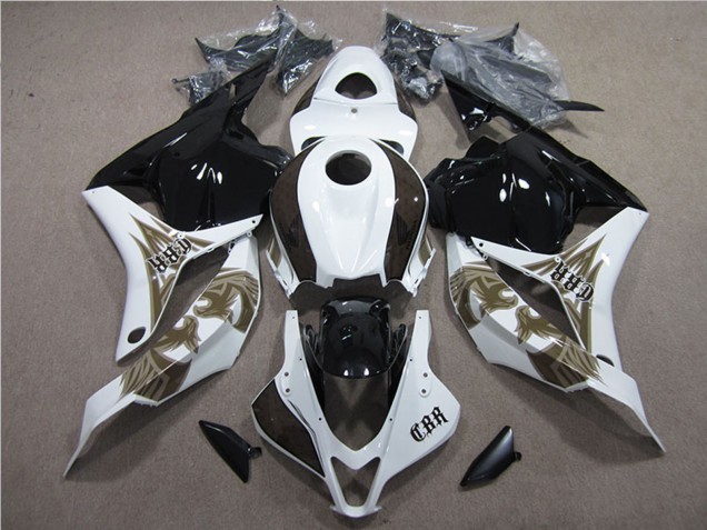 Acquista Kit Carena Moto Completo Honda CBR600RR 2009-2012 - Bianco Nero Lucido