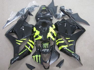 Acquista Carena Moto Honda CBR600RR 2009-2012 - Nero Lucido Giallo Mostro