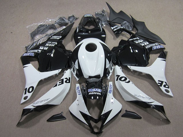Acquista Kit Carena Moto Honda CBR600RR 2009-2012 - Bianco Nero Lucido Repsol