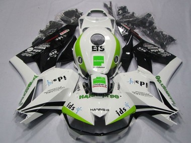 Acquista Carene Moto Honda CBR600RR 2013-2026 - Bianco Verde Nero Lucido Hannspree ETS