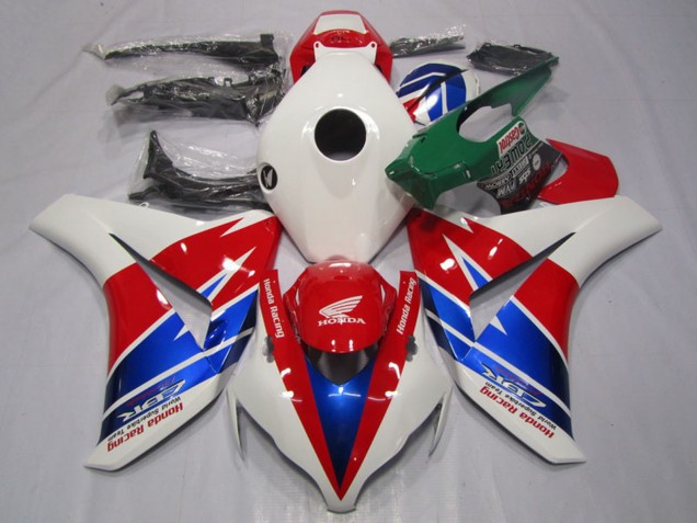 Acquista Carena Moto Honda CBR1000RR 2008-2011 - Bianco Rosso Blu Corsa