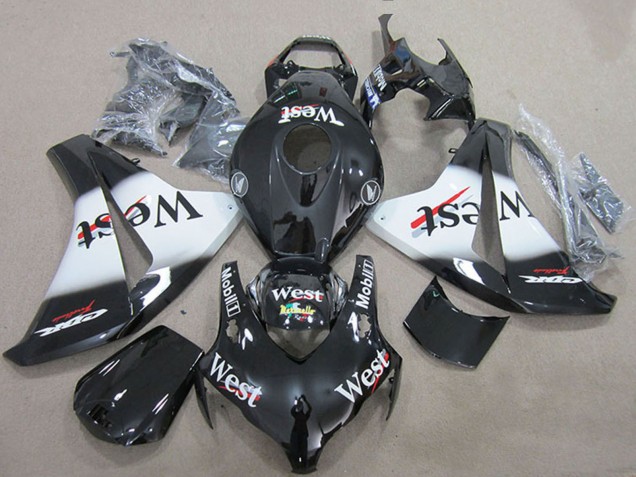 Acquista Carena Moto Honda CBR1000RR 2008-2011 - Nero Lucido Bianco West