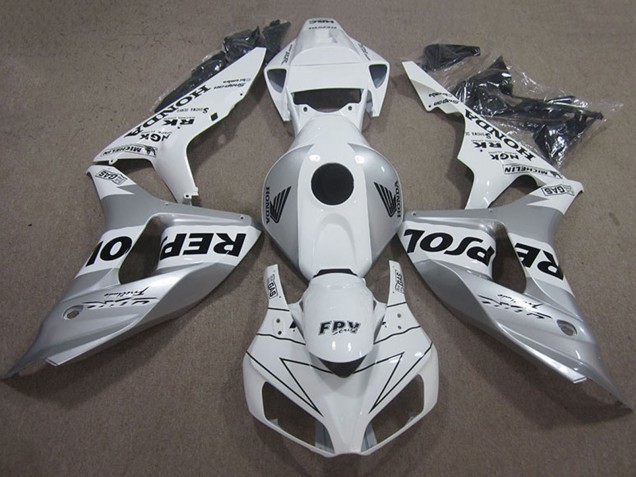 Acquista Carena Moto Honda CBR1000RR 2006-2007 - Bianco Argento Nero Repsol