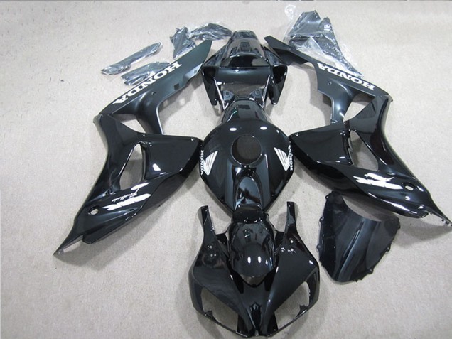Acquista Carena Moto Honda CBR1000RR 2006-2007 - Nero Lucido Bianco Decals