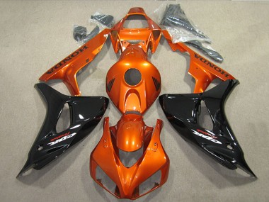 Acquista Carena Moto Honda CBR1000RR 2006-2007 - Arancia Nero Lucido