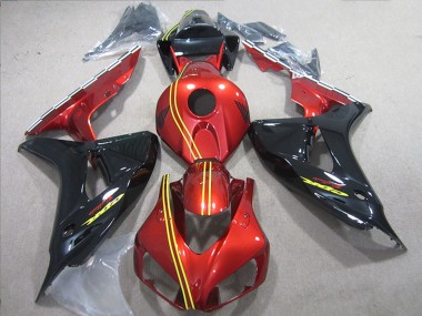 Acquista Carena Moto Honda CBR1000RR 2006-2007 - Rosso Giallo Nero Lucido