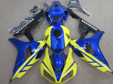 Acquista Carena Moto Honda CBR1000RR 2006-2007 - Blu Giallo Nero Lucido