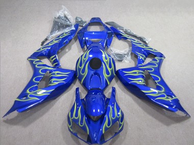 Acquista Carena Moto Honda CBR1000RR 2006-2007 - Blu Verde Fiamma