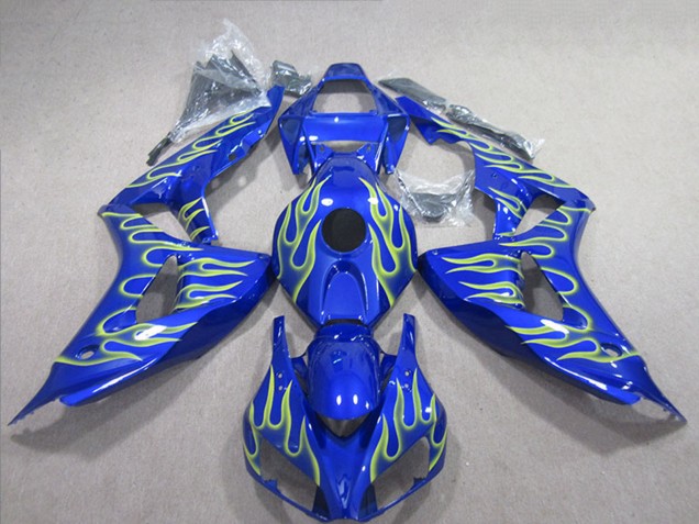 Acquista Carena Moto Honda CBR1000RR 2006-2007 - Blu Verde Fiamma