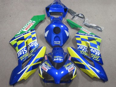 Acquista Carena Moto Honda CBR1000RR 2004-2005 - Blu Giallo Verde Telefumica MoviStar Castrol