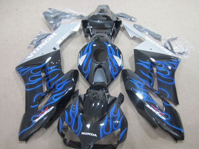 Acquista Carena Moto Honda CBR1000RR 2004-2005 - Nero Lucido Blu Fiamma