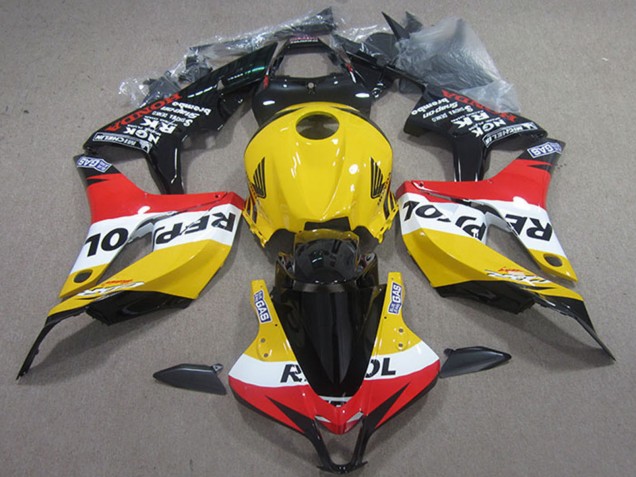 Acquista Carena Moto Honda CBR1000RR 2004-2005 - Giallo Bianco Rosso Nero Lucido Repsol