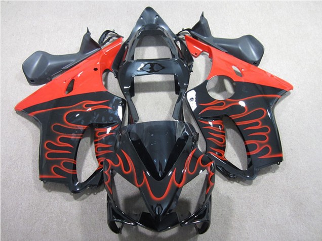 Acquista Kit Carena Moto Honda CBR600 F4i 2001-2003 - Nero Lucido Rosso Fiamma