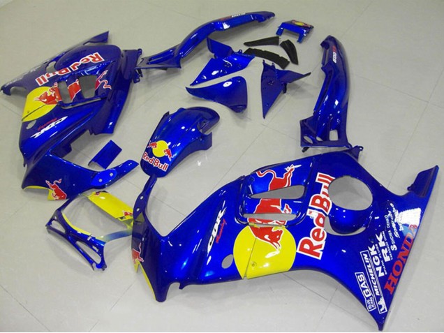 Acquista Carena Moto Honda CBR600 F3 1995-1996 - Blu Giallo Red Bull