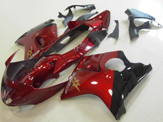 Acquista Carena Moto Honda CBR1100XX Blackbird 1996-2007 - Caramella Rosso Nero Lucido
