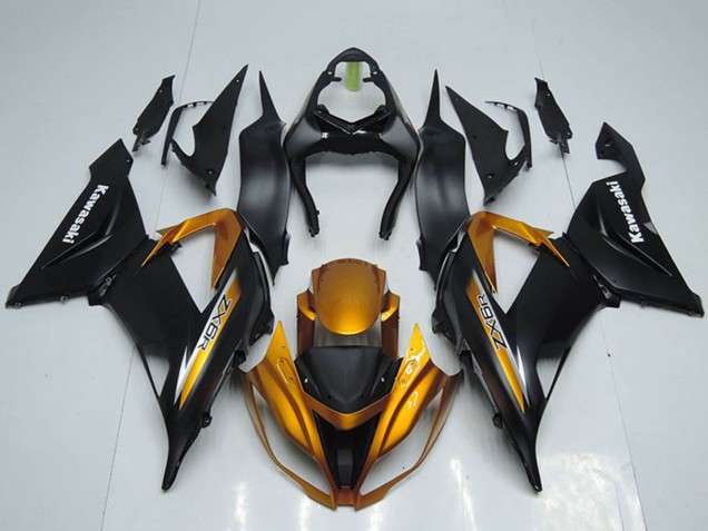Acquista Carena Moto Kawasaki ZX6R 2013-2018 - Nero Opaco Arancia