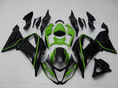 Acquista Carena Moto Kawasaki ZX6R 2013-2018 - Verde Nero Opaco