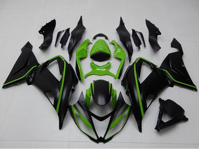 Acquista Carena Moto Kawasaki ZX6R 2013-2018 - Verde Nero Opaco