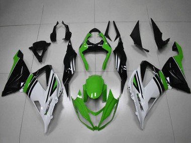 Acquista Carena Moto Kawasaki ZX6R 2013-2018 - Verde Bianco Nero Banda